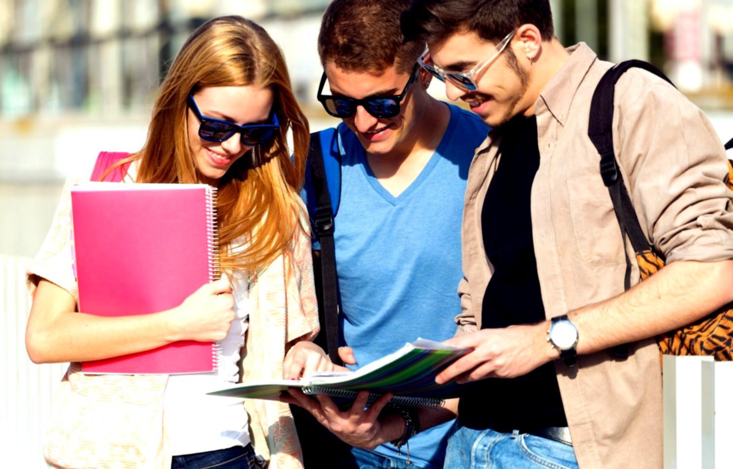 Group of people collaborating on financial planning